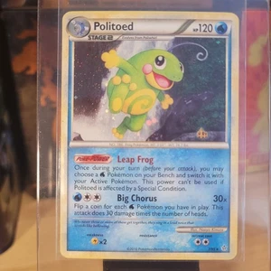 Pokemon Cards - Politoed 7/95 - HGSS - Mint / NM Holo Rare - Picture 1 of 2