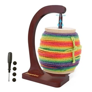 Wooden Yarn Holder,Magnetic Yarn Holder for Knitting and Crocheting,Wooden - Picture 1 of 7
