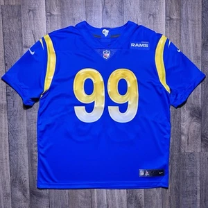 New Nike Los Angeles Rams Aaron Donald Vapor Fuse Stitched Jersey Men's 2XL $160 - Picture 1 of 8