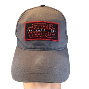 Disney Parks Star Wars The Last Jedi Flex Fit Stretchable Baseball Cap Hat Gray - Picture 1 of 12