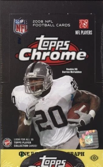 2008 Topps Chrome Football Hobby Box - Image 1 of 1