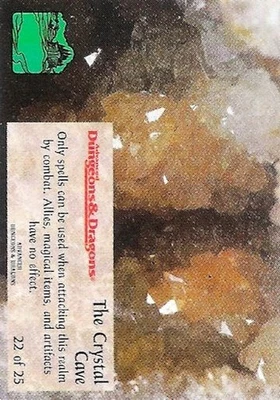 The Crystal Cave 22/25 - Runes & Ruins Spellfire CCG TSR, Inc. 1996 - Immagine 1 di 4