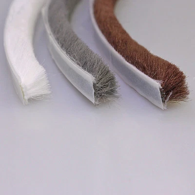 10m Bürstendichtung Dichtungsbürste Tür Bürste Selbstklebend Fenster Türen - Bild 1 von 4