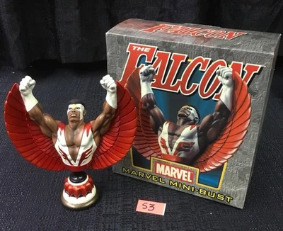 Bowen Designs Marvel 7" Halcón Mini Busto Estatua Sin usar, en caja Vengadores Thanos ENVÍO GRATUITO Foto 1 de 2