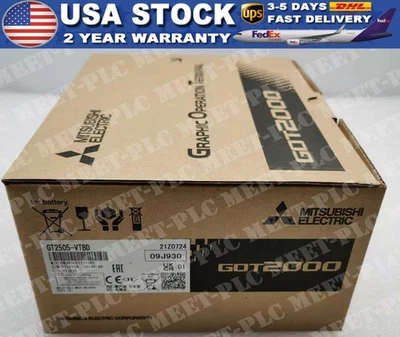 New MITSUBISHI GT2505-VTBD HMI Touch Panel GT2505VTBD In Box Fast Shipping - Image 1 of 4