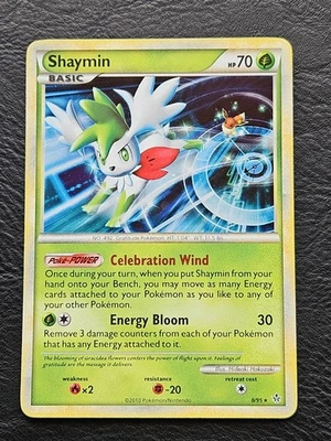 Shaymin 8/95 Holo Rare Pokémon TCG Unleashed - Image 1 of 3