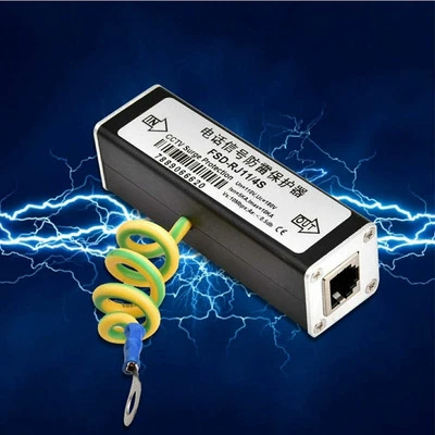 RJ11 Telephone Fax Protector, Thunder Lighting Arrester Device, Audio Telephone - Image 1 of 2