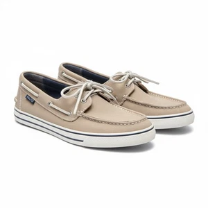 Scarpe uomo Eddie Bauer in tela con lacci da barca taglia 10 marrone - Foto 1 di 11