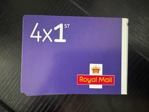 Estampillas de primera clase de Royal Mail 4x1ª clase - Imagen 1 de 1