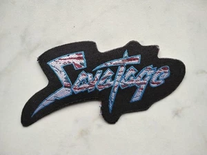 SAVATAGE Patch Original 90er SHAPED LOGO Vintage Aufnäher 11x5,5cm Heavy Metal - Bild 1 von 2