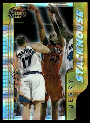 Refractor atómico Jerry Stackhouse 76ers #BC5 A1 1996-97 Bowman's Best Cuts Foto 1 de 2