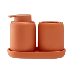Adorn Living Alma 3 Piece Bathroom Set - Clay - Picture 1 of 2