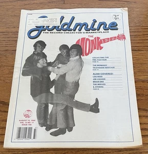 Goldmine Magazine # 158, 1986, The Monkees , Davy Jones, Micky Dolenz Peter Tork - Picture 1 of 1