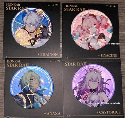 miHoYo Official Honkai: Star Rail Badge Pin Phainon Castorice Hyacine Anaxa 58mm - Image 1 of 4