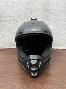 Fox Racing V1 Pilot Youth Matte Black Helmet DOT Certified - Size YL (51-52 cm) - Picture 1 of 11
