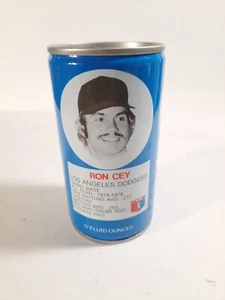 Vintage 70's Royal Crown RC Cola Can MLB Baseball  Ron Cey LA Dodgers - Picture 1 of 2