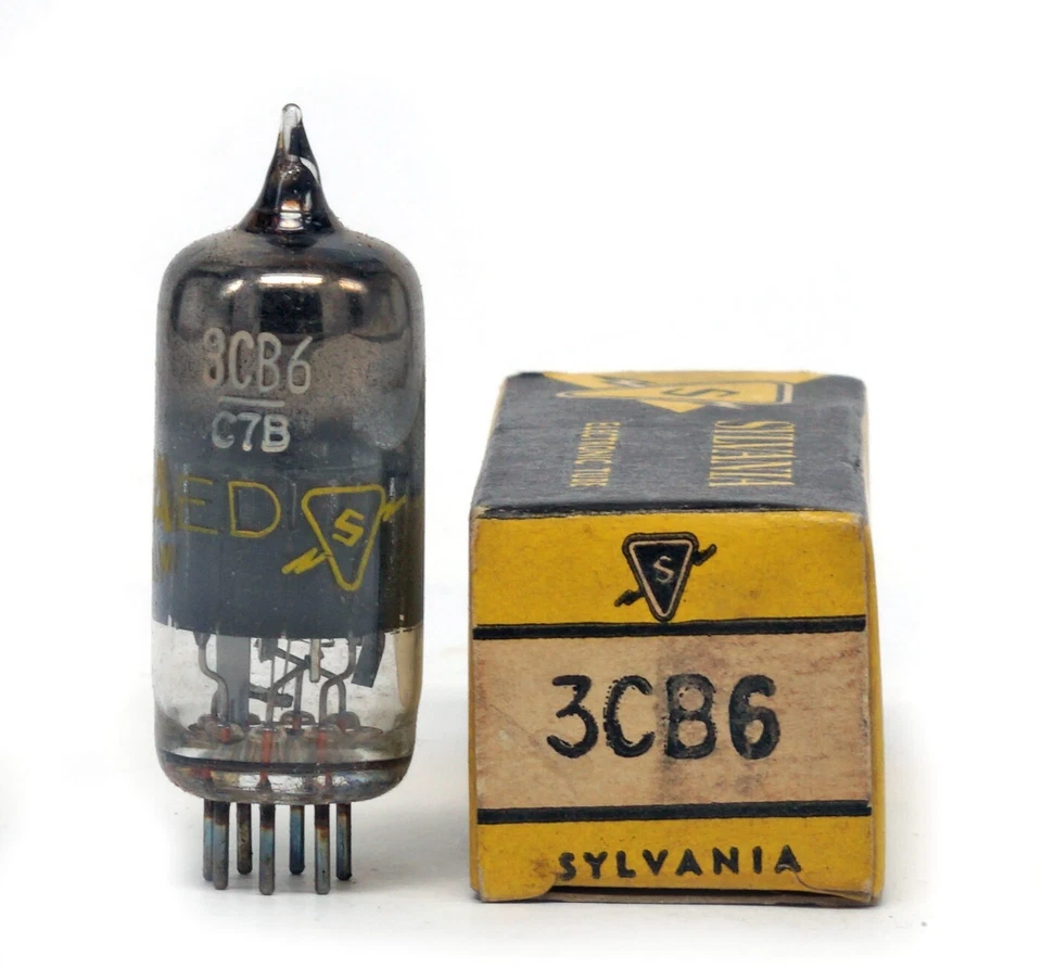 3CB6/3CF6 SYLVANIA NOS Tube Valvula 진공관  Röhre Valvola Lampe TSF  真空管 Valve - Image 1 of 1