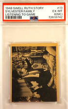 1948 SWELL BABE RUTH STORY #13 PSA EX-MT 6 (MC) SYLVESTER FAMILY LISTENING GAME