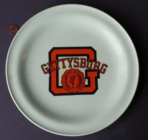 Pennsylvania Gettysburg College Meladur Plate Civil War Battlefield Vintage +++ - Picture 1 of 1