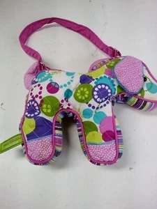 Sassy Pet Saks By Douglas Girls Quilted Dog Fabric Purse With Carry Handle - Picture 1 of 5