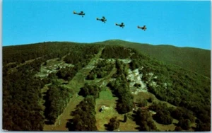 AVIONES CABINA ABIERTA EN FORMACIÓN Mt. Postal vista pájaro Cranmore - Imagen 1 de 2