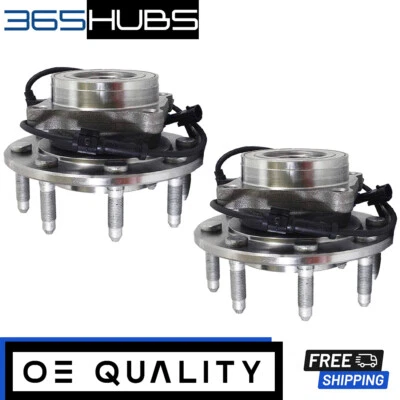 2x Conjunto de buje de cojinete de rueda delantera para 2003 2004 2005 2006 2007 Hummer H2 **4x4 Foto 1 de 4