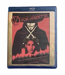 Natalie Portman & Hugo Weaving in V for Vendetta Region Free Blu-Ray Sealed - Picture 1 of 2