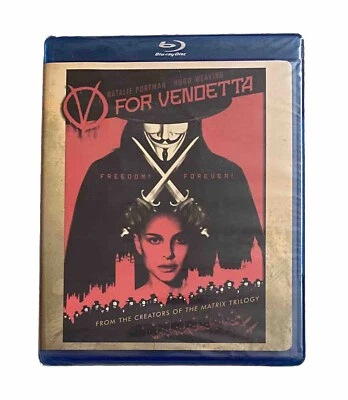 Natalie Portman & Hugo Weaving in V for Vendetta Region Free Blu-Ray Sealed - Image 1 of 2