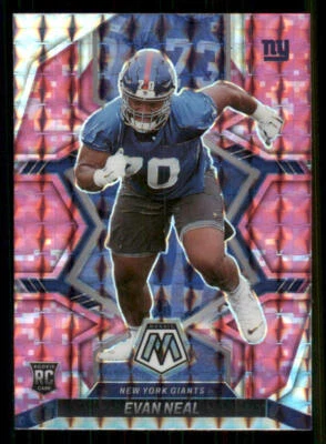 2022 Panini Mosaic Mosaic Camo Pink #368 Evan Neal - Image 1 of 2