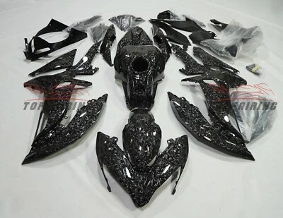 Kit de carenado de fibra de carbono forjado + tanque para Kawasaki Ninja 650 2017-2019 EX650 ABS Foto 1 de 4