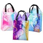 18Pcs Reusable Medium Gift Bags with Handles - Colorful Marble 18pcs-medium