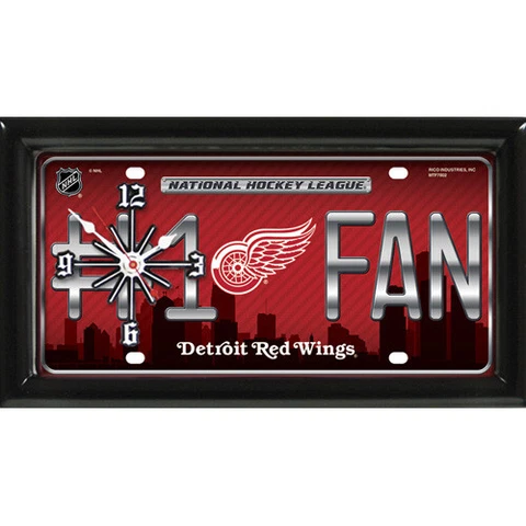 Detroit Red Wings #1 Fan Clock by GTEI Cover
