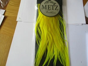 metz Sattel Grade 2 blühend gelb Hackle Federn  - Bild 1 von 1