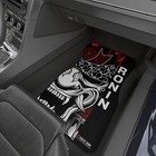 Ronin Warrior Car Mats, JDM Drift Car Floor Mats (Set of 2), Oni Mask Mats