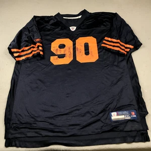 Chicago Bears Jersey Mens 2XL XXL Blue Orange Reebok On Field Julius Peppers - Picture 1 of 10