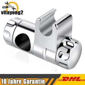 Handbrause Halterung Brausehalter Stangengleiter Gleiter für Duschstange 25mm - Bild 1 von 12