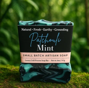 Patchouli Mint Soap - Picture 1 of 15