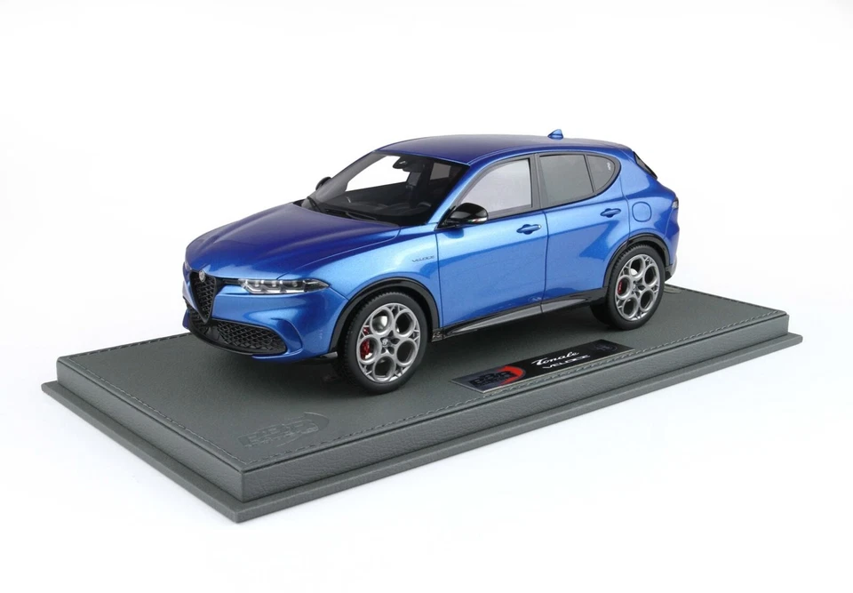 BBR BBRC1856B Alfa Romeo Tonale Veloce Plug-in Hybrid Blue Misano 1/18  - Photo 1/1