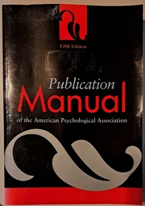 Publication Manual of the American Psychological Association 5th Ed. Used Book - Picture 1 of 1