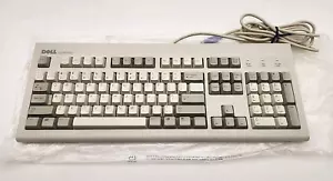 Vintage Dell SK-1000REW QuietKey PS/2 Wired Keyboard - Picture 1 of 6