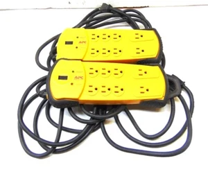 APC SURGE PROTECTOR OUTLET STRIP, PDIY8, 8 OUTLETS, 15 AMPS, 120 VAC, LOT OF 2 - Picture 1 of 5