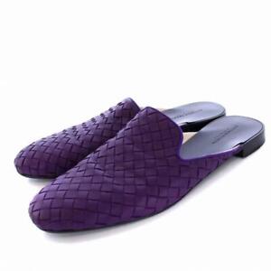 BOTTEGA VENETA women's Intrecciato flat loafer in purple size 37.5 used