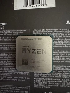 AMD Ryzen 9 5900X Processeur pour PC (4,8GHz, 12 Cœurs, Socket AM4) - Afbeelding 1 van 2