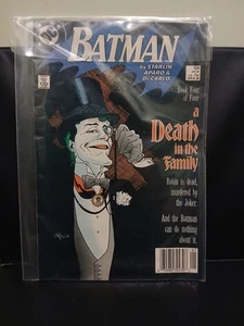 Batman #429 casi nuevo - 1989 DC Comics - Muerte de Jason Todd - Cubierta del Joker - Quiosco - Imagen 1 de 2