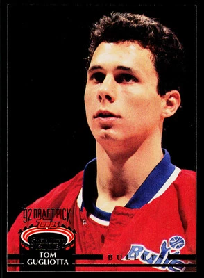 Tom Gugliotta, 1992-93 Stadium Club, #288, Washington Bullets, RC - Image 1 of 2