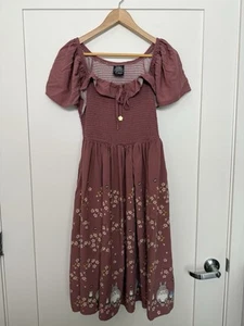 Vestido Her Universe Studio GHIBLI Totoro Flor de Cerezo Midi Calado Talla L Rosa - Imagen 1 de 13