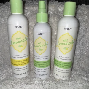 Juego de spray acondicionador y acondicionador champú limonada menta soporte limonada HASK - Imagen 1 de 8