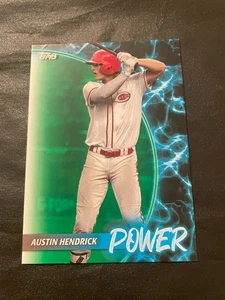 2021 Topps TC-20 Austin Hendrick 73/99 AZL Reds Serial Numbered Baseball Card - Bild 1 von 4