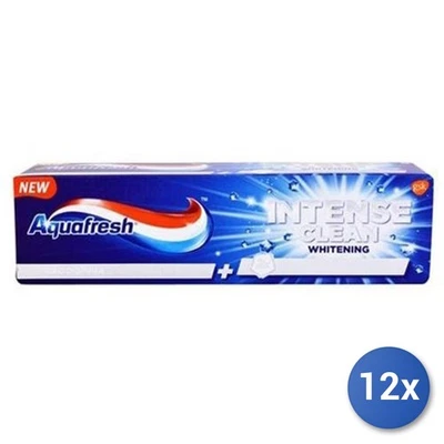 12x Bundle Aquafresh Dentifricio 75 Ml. Intense Clean Whitening - Image 1 of 3