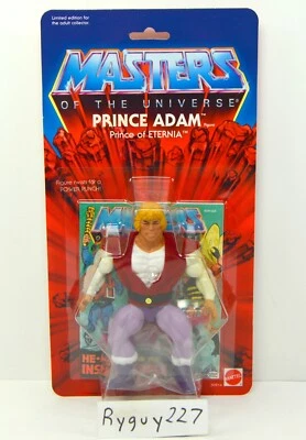 MOTU, Conmemorativo Príncipe Adam, MISB, figura, Sin usar, en caja, Masters of the Universe Foto 1 de 4